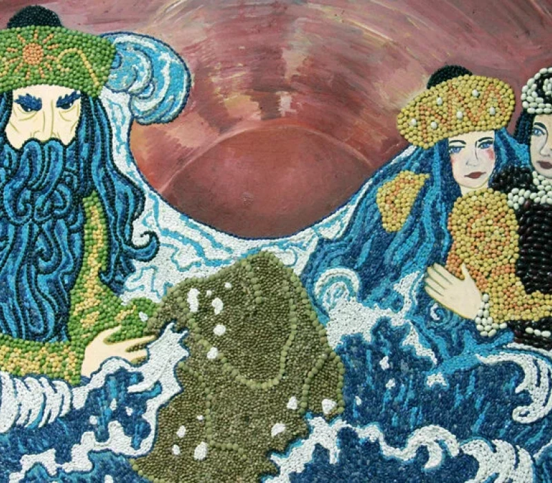 Ангарские бусы – легенда о реках Ангара, Иркут, Енисей, озере Байкал и Шаман-камне